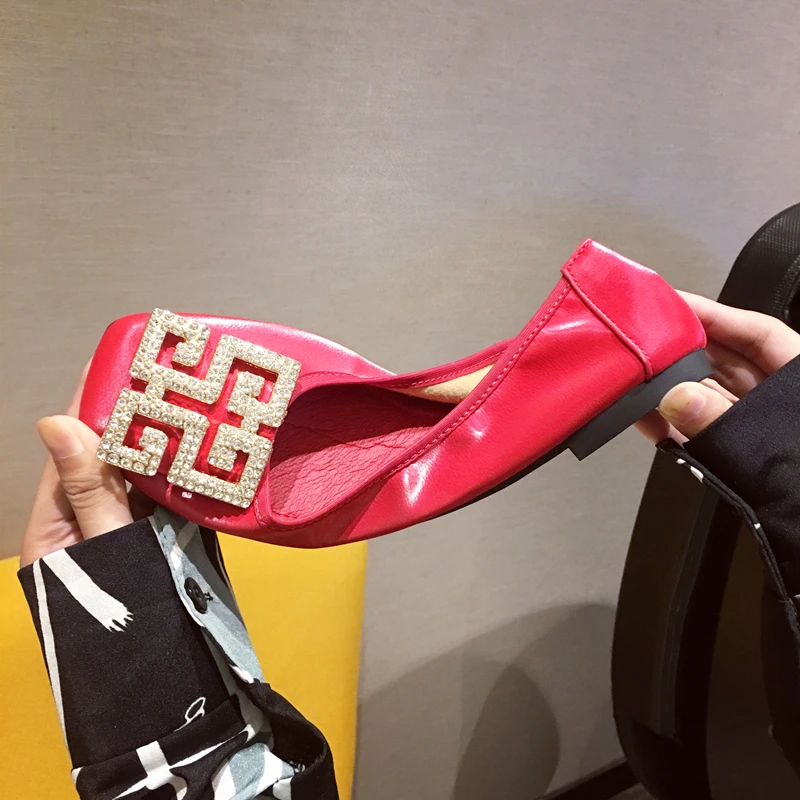 Большой Размеры Женские туфли лодочки конфеты Цвет обувь женские лоферы с