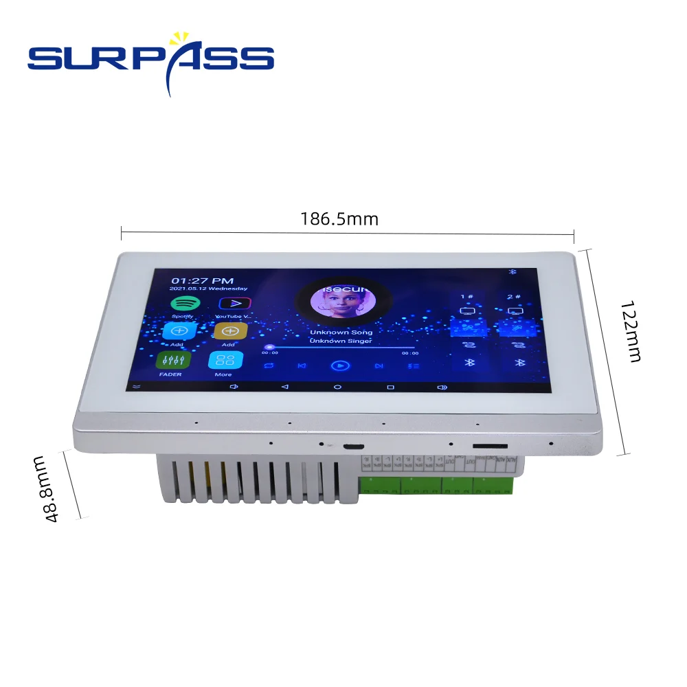 Цифровой Wi-Fi Bluetooth стерео настенный усилитель Android радио Ручной беспроводной