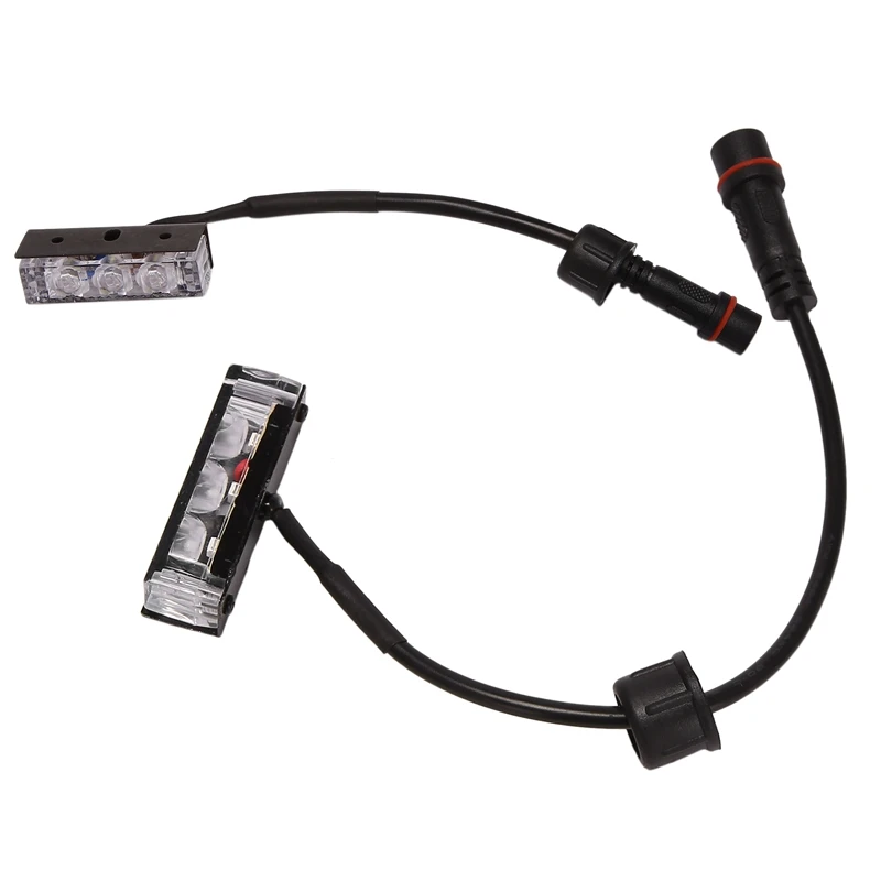 

6PCS Car DRL LED Front Grille Lights for Ford Mustang 2015 2016 2017 2018 2019 External Grille Driving Lamp