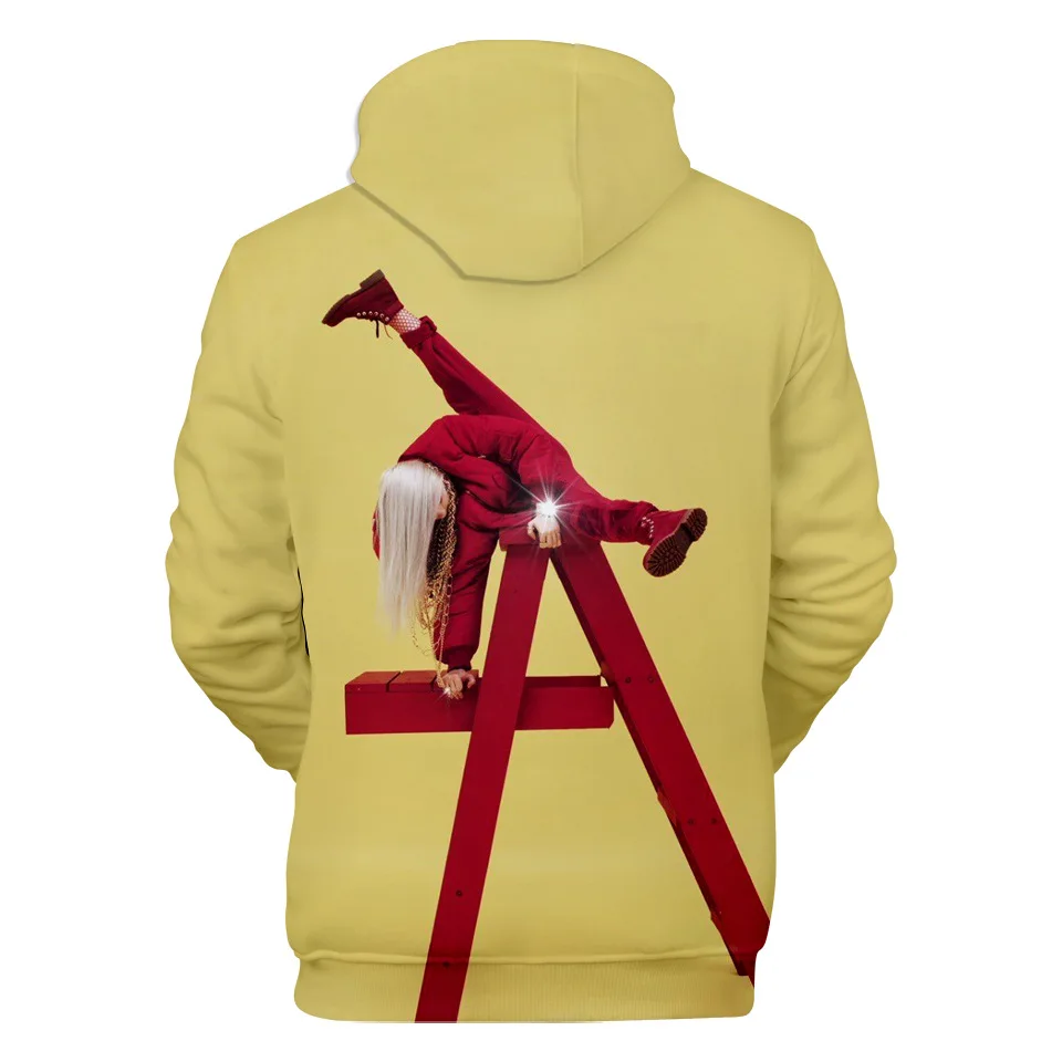Модный дизайн Billie Eilish 3D толстовки Толстовка для мужчин и женщин Billie Eilish толстовки с капюшоном осенне-зимняя одежда куртки