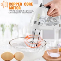 multifunctional mini 7 speed manual electric handheld mixer egg beater automatic cream food cake baking dough mixer food blender