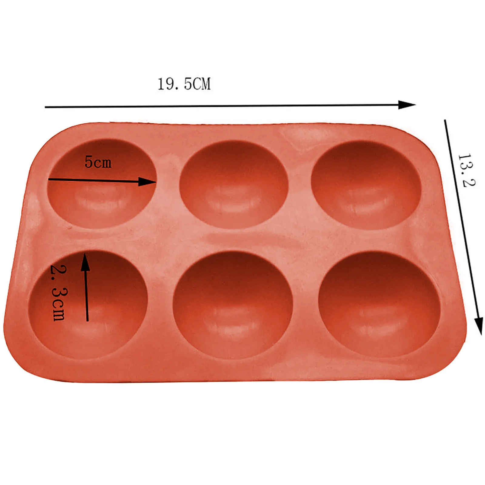 

Pan Cake Mold Muffin Kitchen Tool Chocolate Cookhalf Ball Sphere Silicone Cake Mold Muffin Chocolate Cookie Baking Mould Pan 1pc