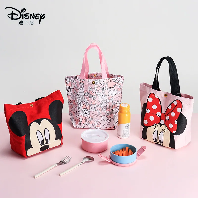 Disney Mickey lunch box insulated bag portable aluminum foil creative cartoon cute student | Игрушки и хобби