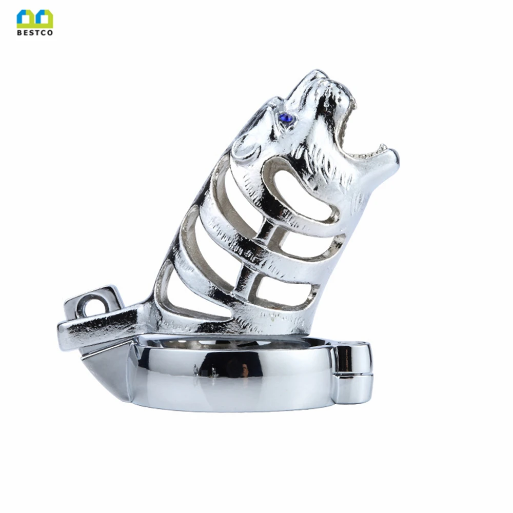 BESTCO 18 + кольцо на пенис клетка верности Зодиак тигр бондаж устройство для