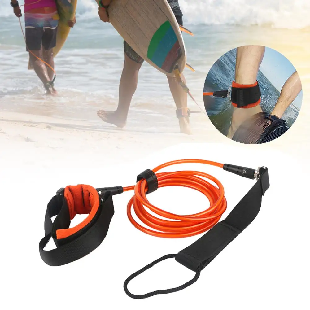 Поводок для серфинга премиум класса 5 мм ТПУ веревка ног Аксессуары поддержка