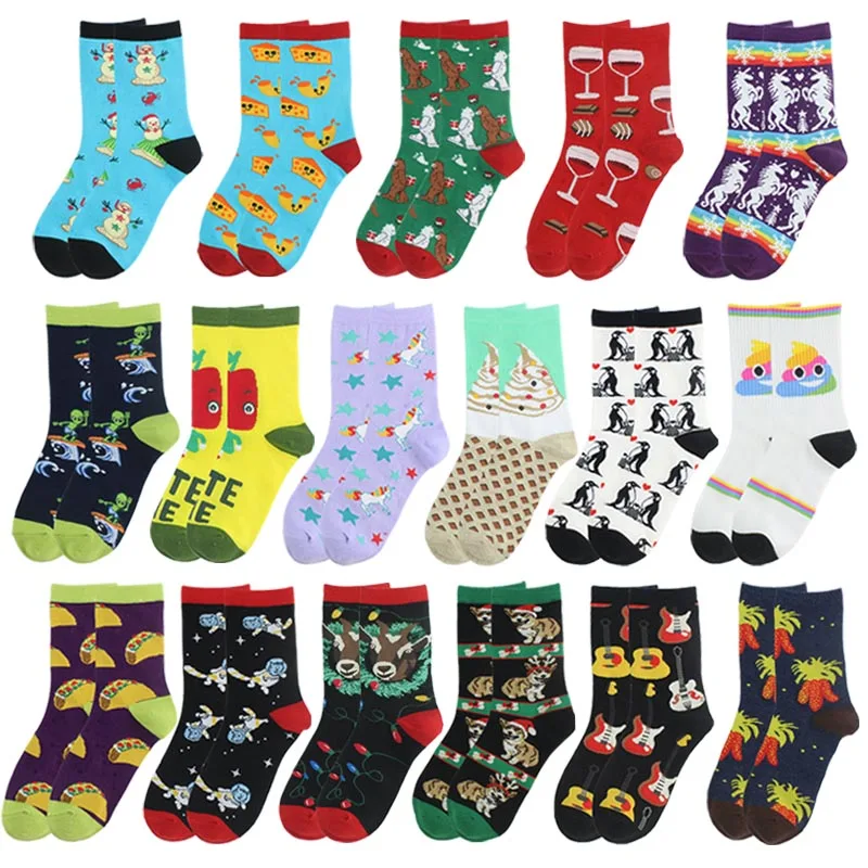 Креативные забавные Женские носочки в японском стиле Харадзюку с пингвинами Monky