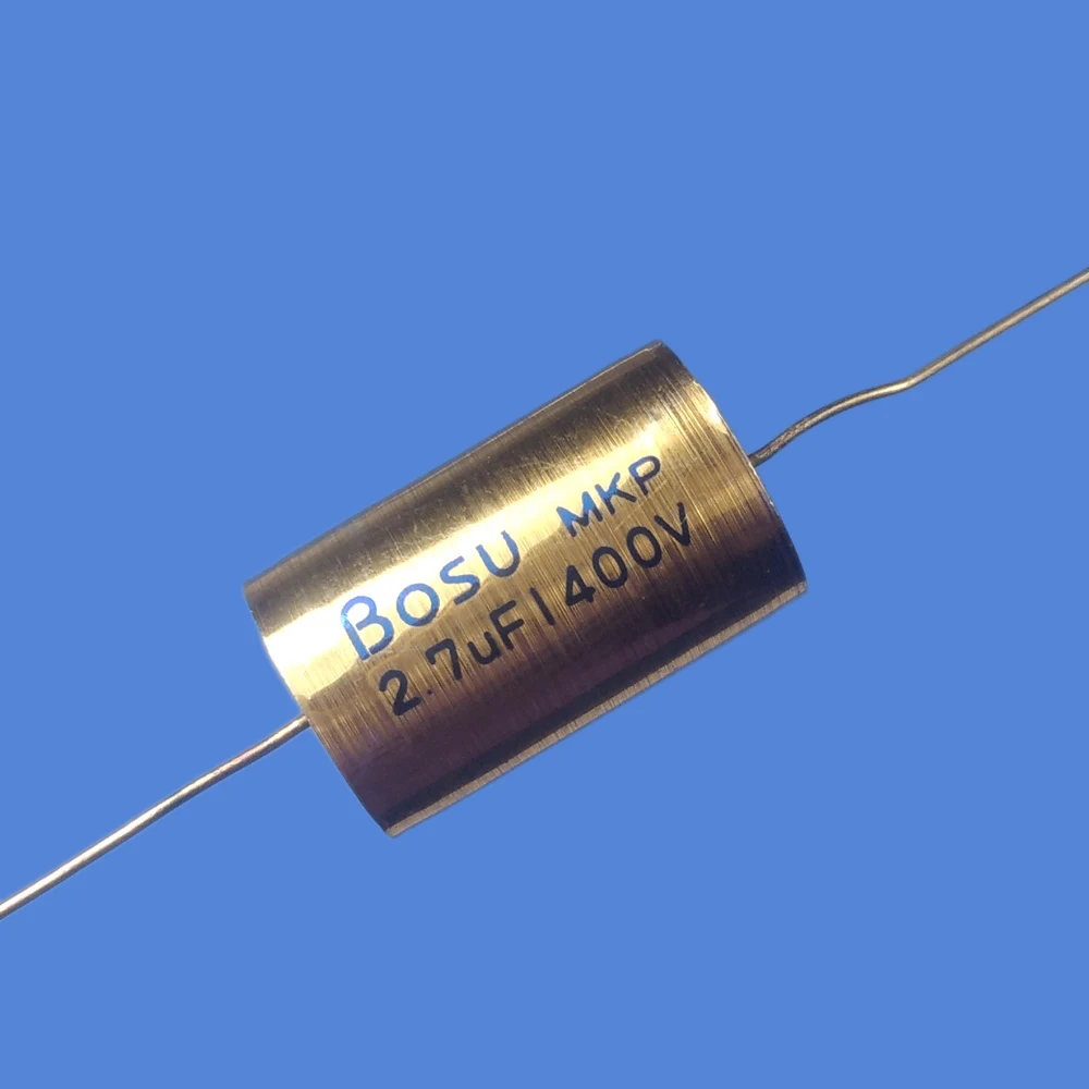 2 шт. 1,0 мкФ-4,7 мкФ 400V MKP Металлизированный Полипропиленовый пленочный Non-конденсатор полярности для Динамик делитель частоты Усилитель кроссовер