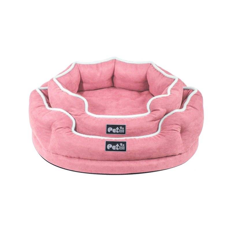 Memory Foam собачьих кроватей для средние и большие собаки вклеиваемые волосы съемным