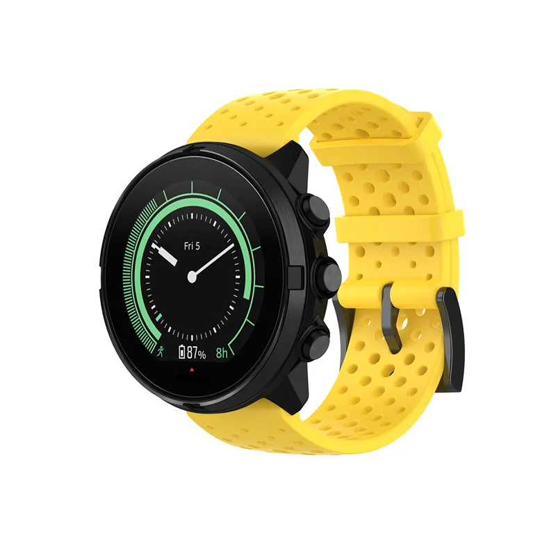 50 шт. Открытый Спорт Силиконовые замена часы ремешок браслет для Suunto 9/Baro Suunto Spartan Спорт наручные часы HR D5