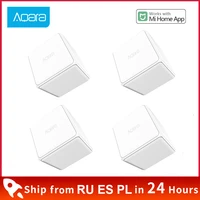 xiaomi aqara magic cube control zigbee version controlled by six actions for smart homes mi home magic cube with gateway hub