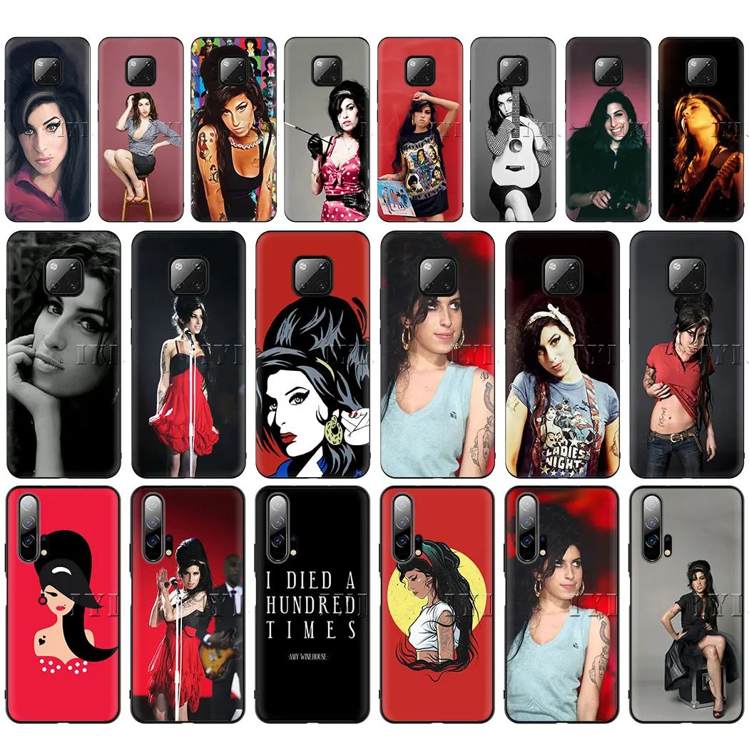Мягкий чехол для телефона Amy Winehouse 5 99 дюйма Huawei Note 10 Honor 6A 7A Pro 8 9 Lite 7X 8X 8C 7C|Бамперы| |