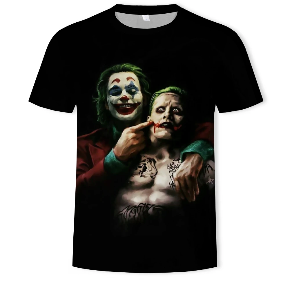 

Brand Men Clothes Movie Clown Joker 3D Print children T-shirts boys Summer Personality T Shirt Streetwear Casual T Shirt Tee Hot