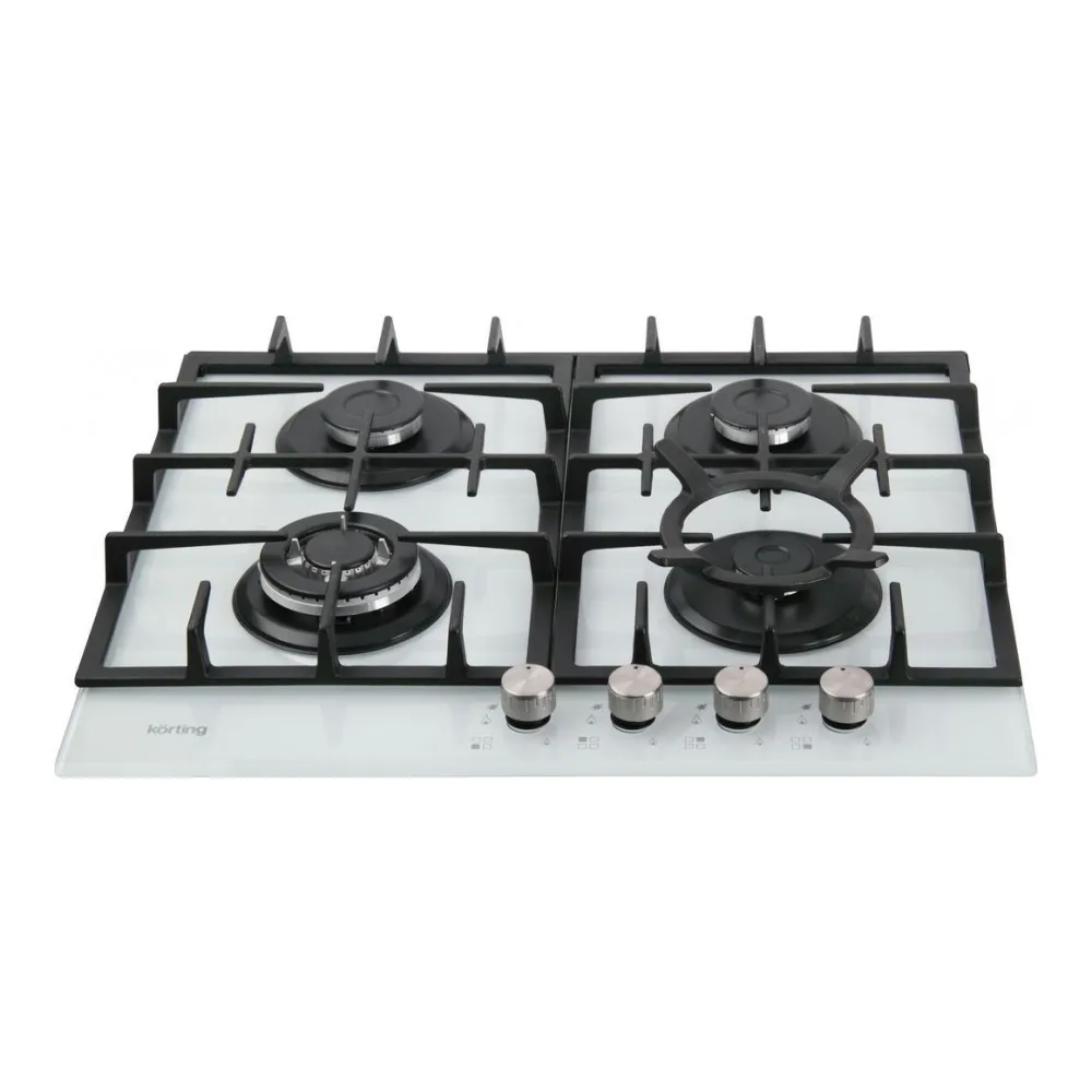 Gas cooking panel KORTING HGG 635 CTW Bulit in Hobs Major Appliances Home | Бытовая техника
