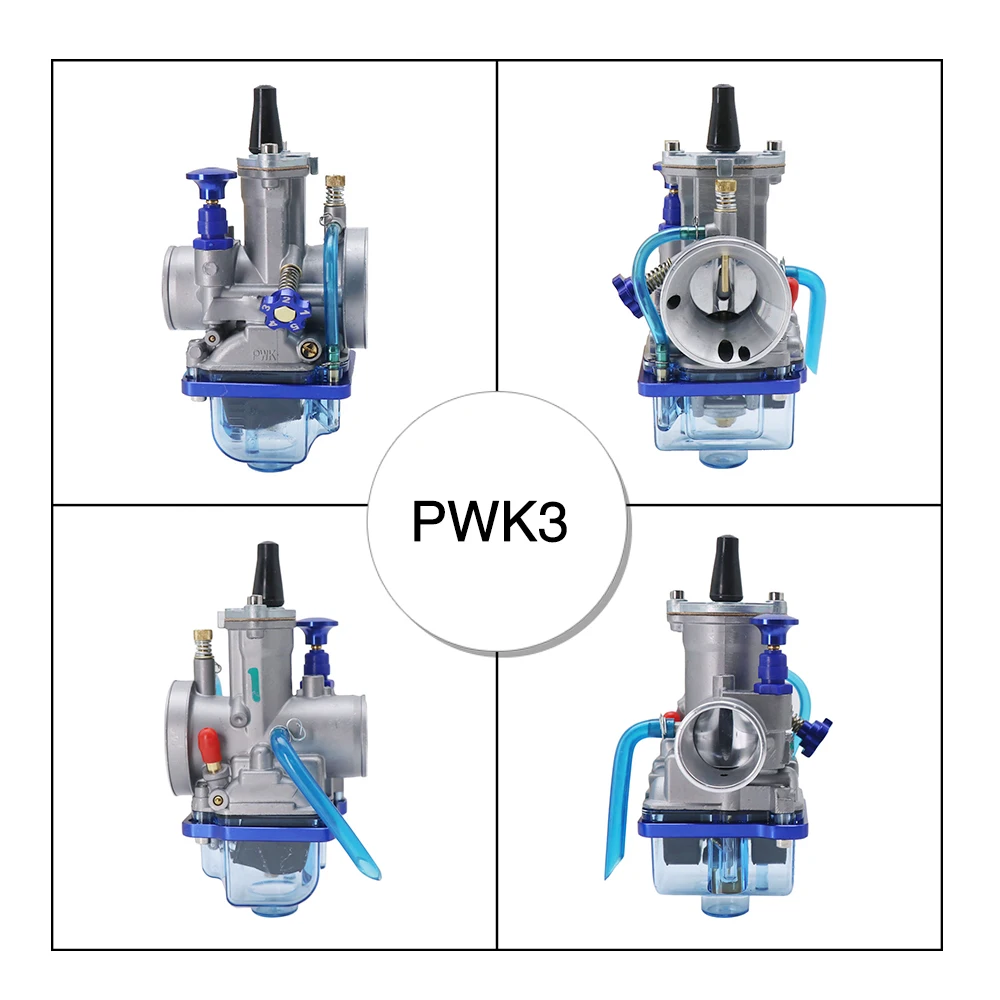 Синий карбюратор ALconstar PWK 28 30 32 34 мм для Keihin с Power Jet Yamaha Suzuki Honda KTM 125 300cc внедорожный