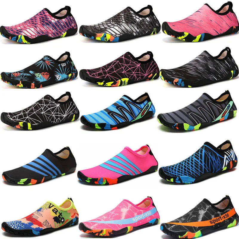 

Swimming Water Aqua Shoes Men Women Beach Camping Shoes Adult child Aqua Flat Soft Walking Lover yoga Shoes Non-slip sneakers