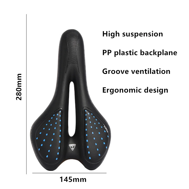 Седло для горного велосипеда гелевое гоночное Велосипедное амортизационное