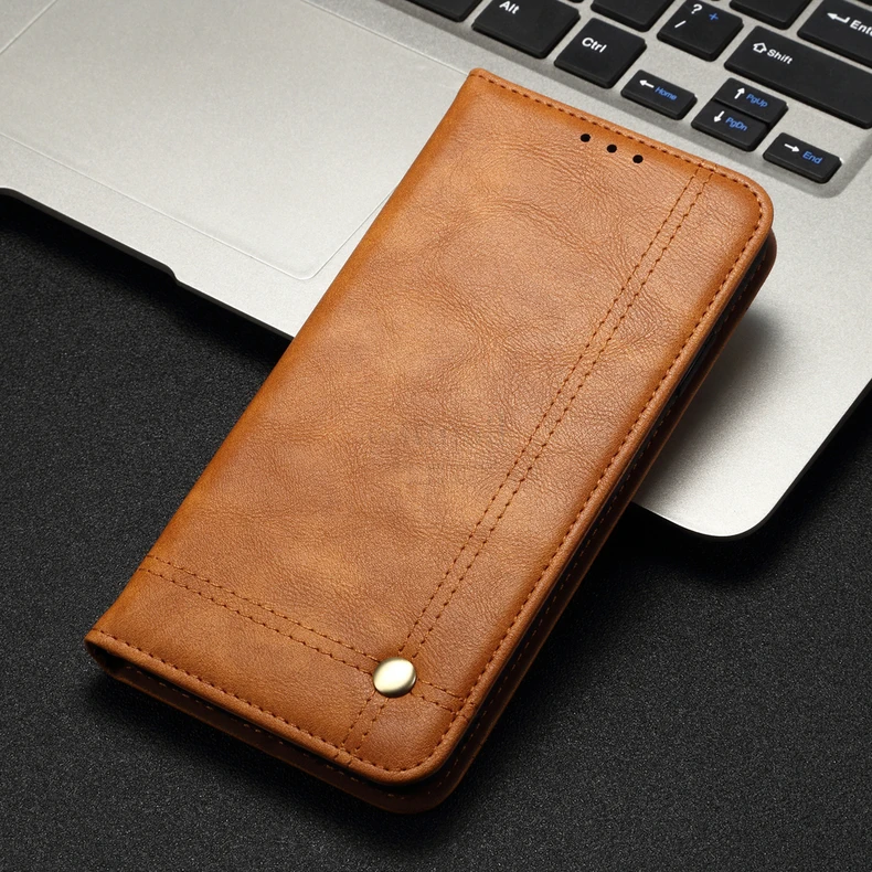 Роскошный тонкий кожаный чехол-книжка в стиле ретро для Xiaomi Redmi Note 8/8 T/8 Pro, чехол-кошелек с подставкой для карт, Магнитный чехол-книжка, чехол для телефона