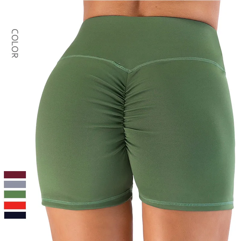 

Сексуальные женские шорты с высокой талией для фитнеса, велоспорта, женские спортивные шорты для байкеров, бега, модная одежда для трениров...