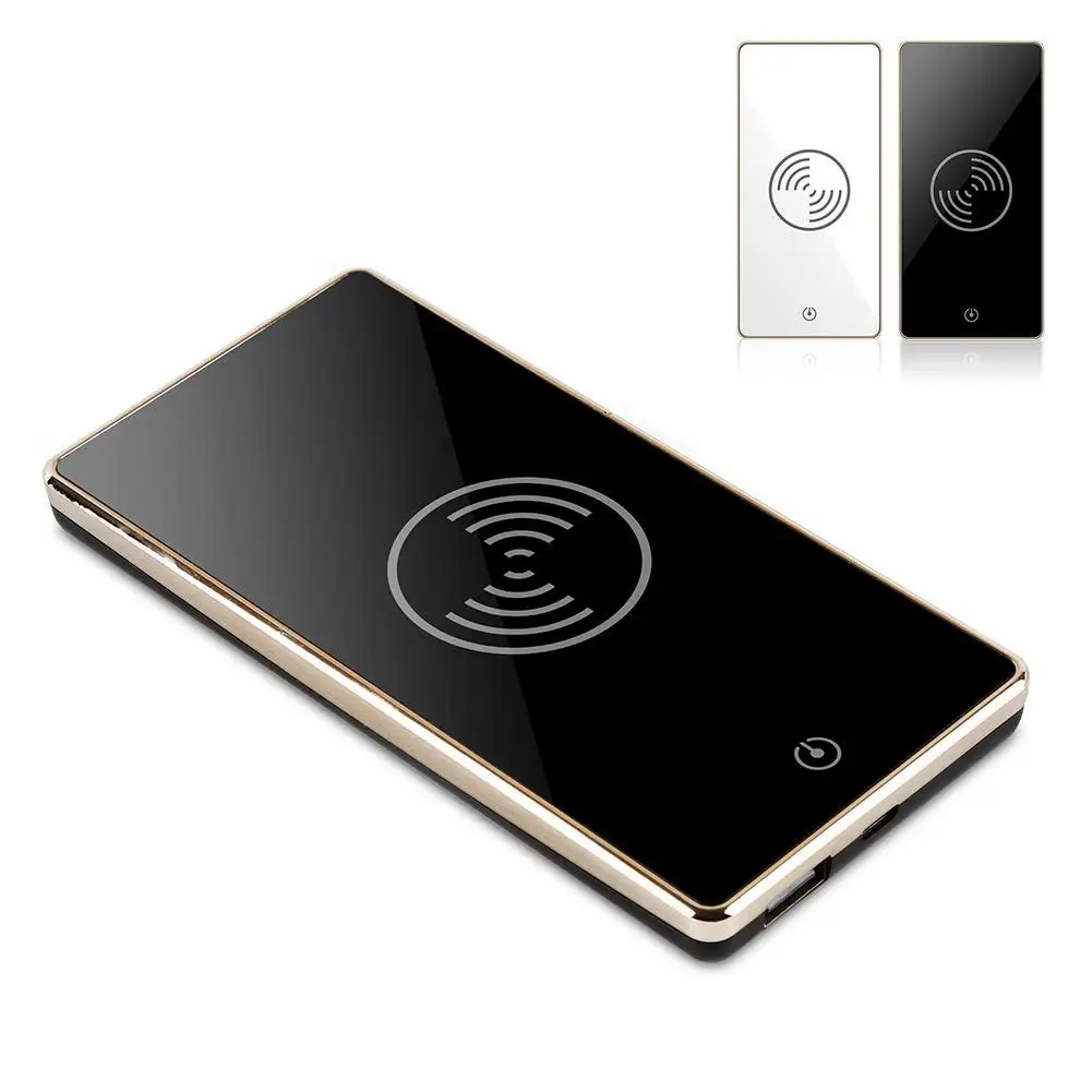 Wireless Portable Charger 6000mAh 10W 7.5W 5W Fast Qi Power Bank Pad Charging | Электроника