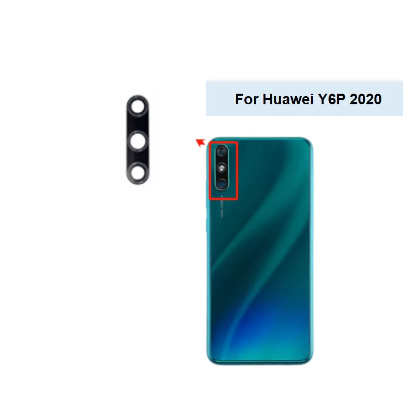 Новый объектив задней камеры для Huawei Y9S Y8S Y6S Y8P Y6P Y7P Y5P Y7A Y9A 2020 стеклянный с клейкой