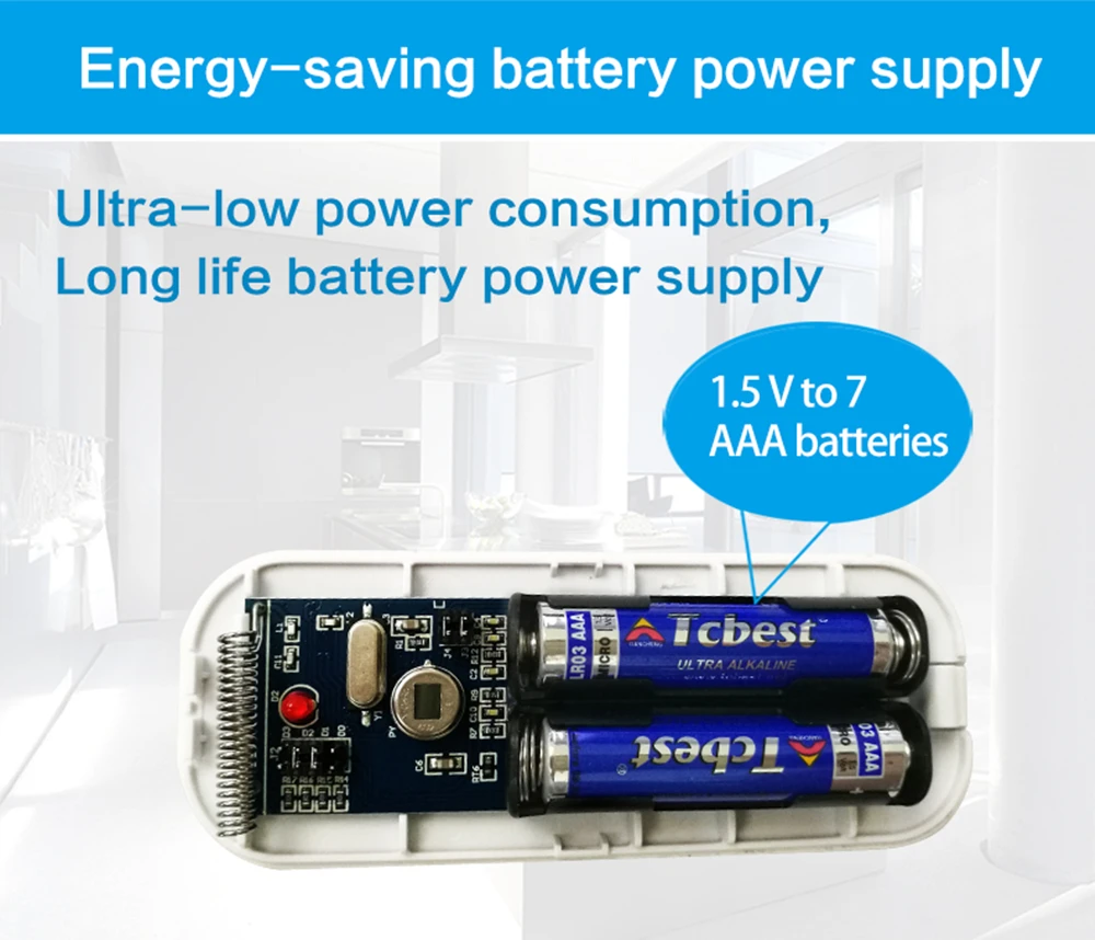 

Wireless 433MHz EV1527 Mini PIR Motion Sensor Alarm Detector Infrared Sensor PIR Sensor Motion Detector for Home Burglar Alarm