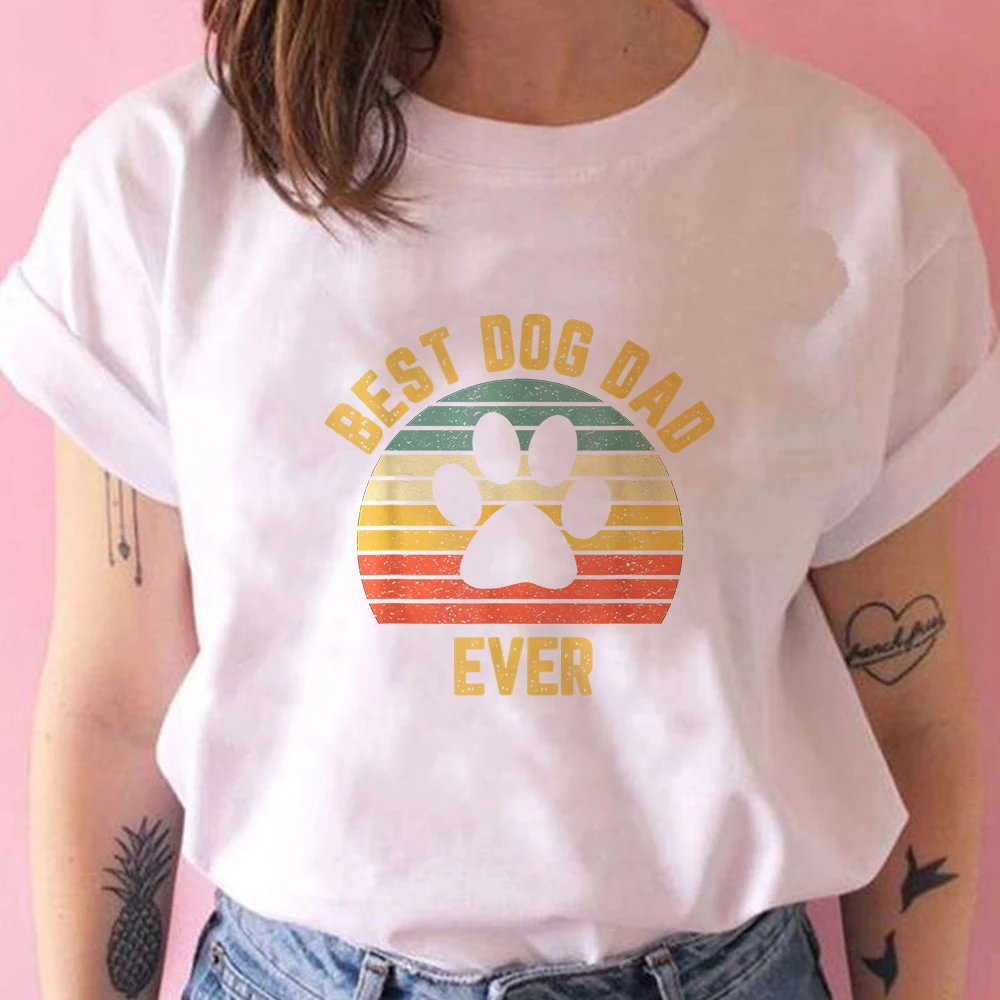 Базовые Женские футболки для папы 90-х годов одежда лучшей собаки хипстерская