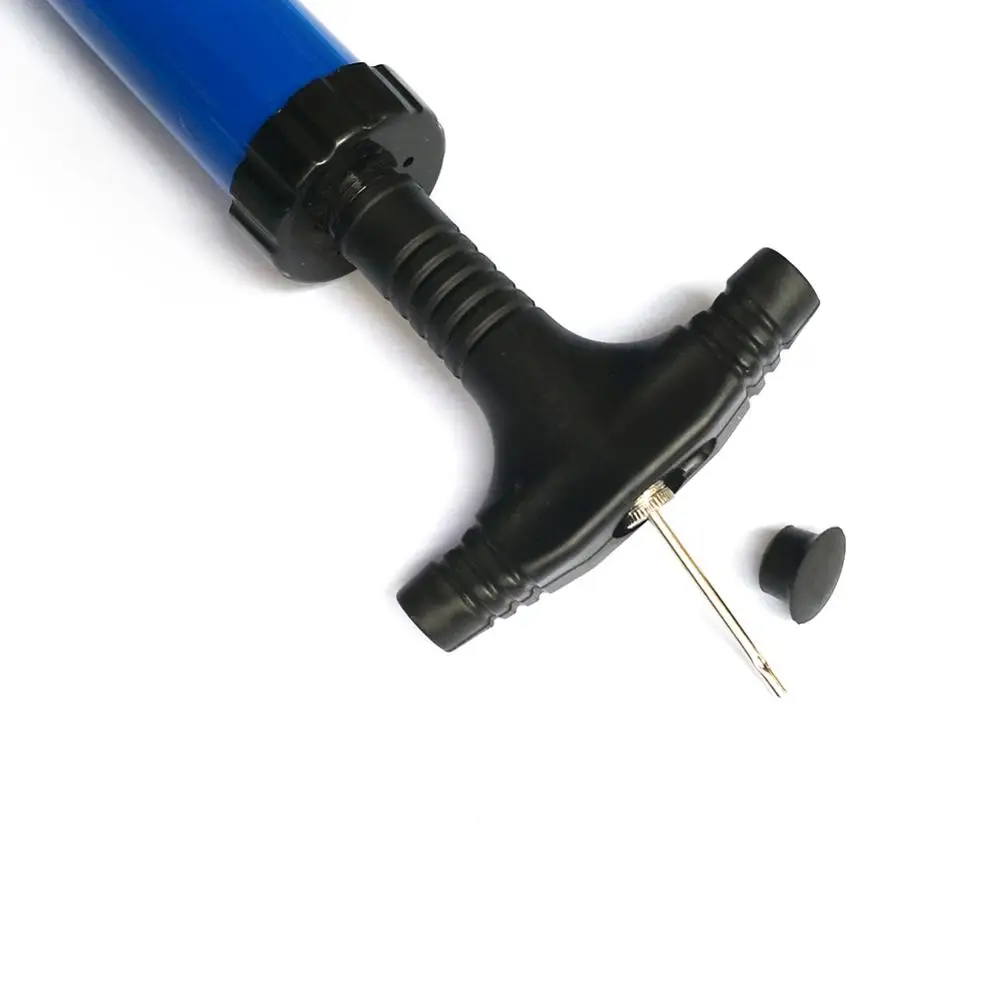 

10" Portable Manual Bothway Inflator for Basketball Football Yoga Ball Fitball - Blue USA Warehouse Fast Shipping