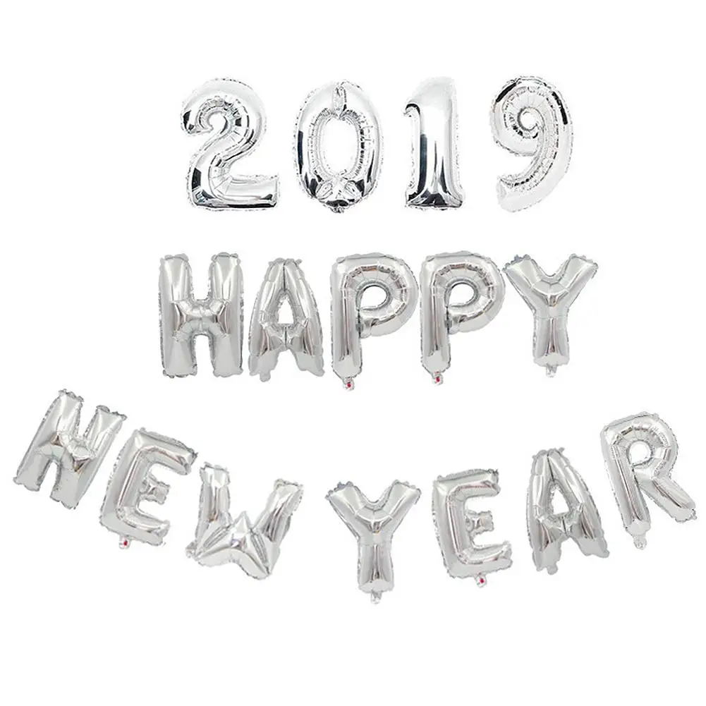 С Новым Годом 2019 набор воздушных шаров Украшение Вечерние | Дом и сад