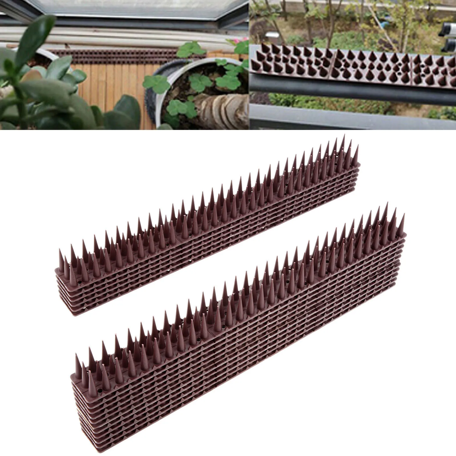 

10PCS/12PCS Plastic Bird and Pigeon Spikes Anti Bird Anti Pigeon Spike for Get Rid of Pigeons and Scare Birds Pest Control