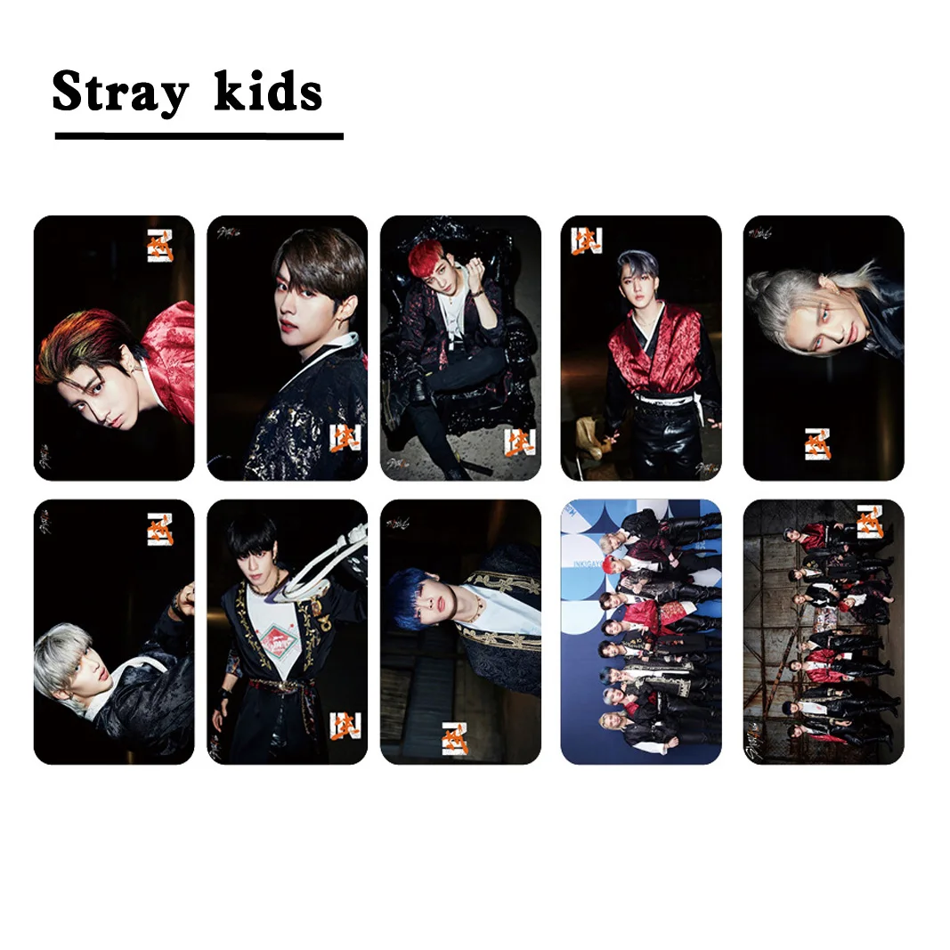 

Двусторонняя печать K-pop Stray Kids, 10 шт./компл.