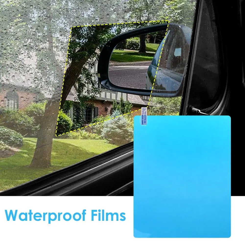 

2 Pcs Car Rainproof Film Car Car Rearview Mirror protective Rain proof Anti fog Waterproof Film Membrane Car Sticker Accessories