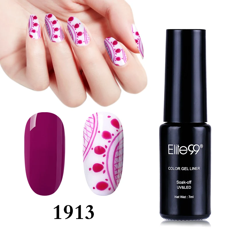 Elite99 7ml Wire Drawing Nail Gel Lacquer Painting Varnish Soak Off Pulling Silk Spider Creative Art Polish | Красота и здоровье