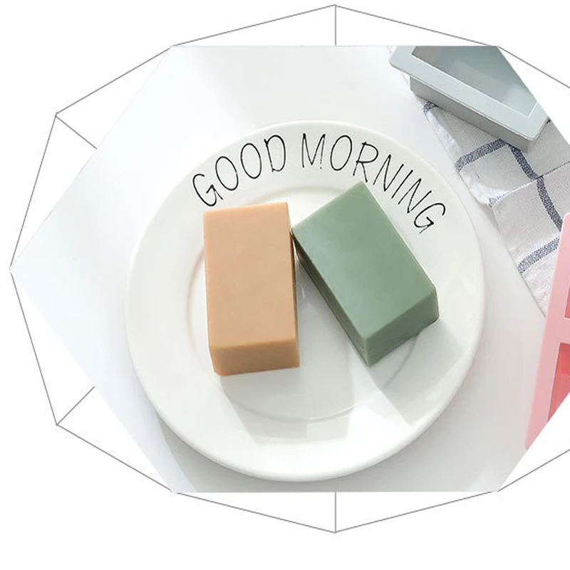 

1PC High-quality cake handmade soap mold 8 * 5 * 3.2cm square brick can make 125g soap silicone molds fondant moldsY20