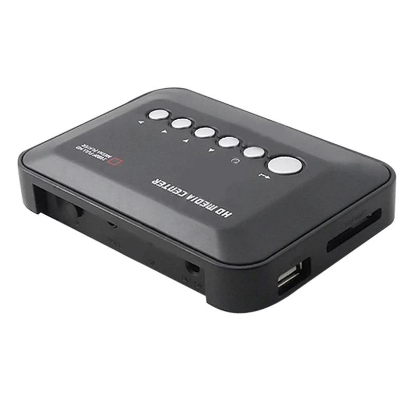 

USB 3.0 1080P HD Media Player For TV 2.5 Inch SATA HDD Player Support 1TB Select Time Play Function -US Plug