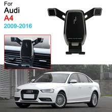 Car Air Vent Mount Clip Clamp Mobile Phone Holder for Audi A4 Accessories 2009-2016