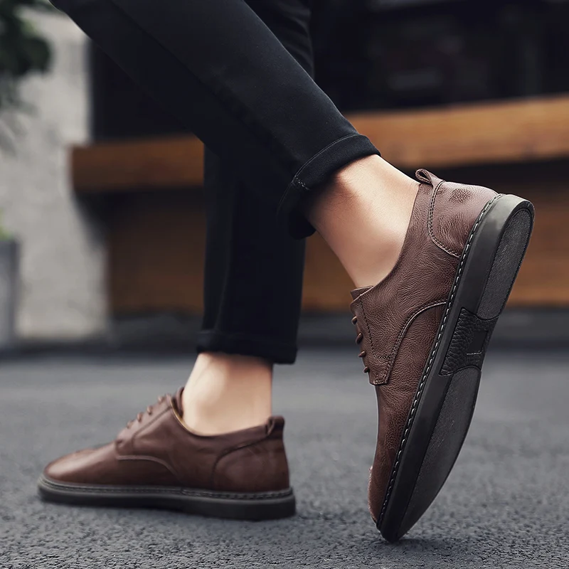 

Casual Leather Shoes For Men Mens Causal Shoes Casual Leather Man Shoe Sapatos Men Black Zapatos Casuales Para Hombre