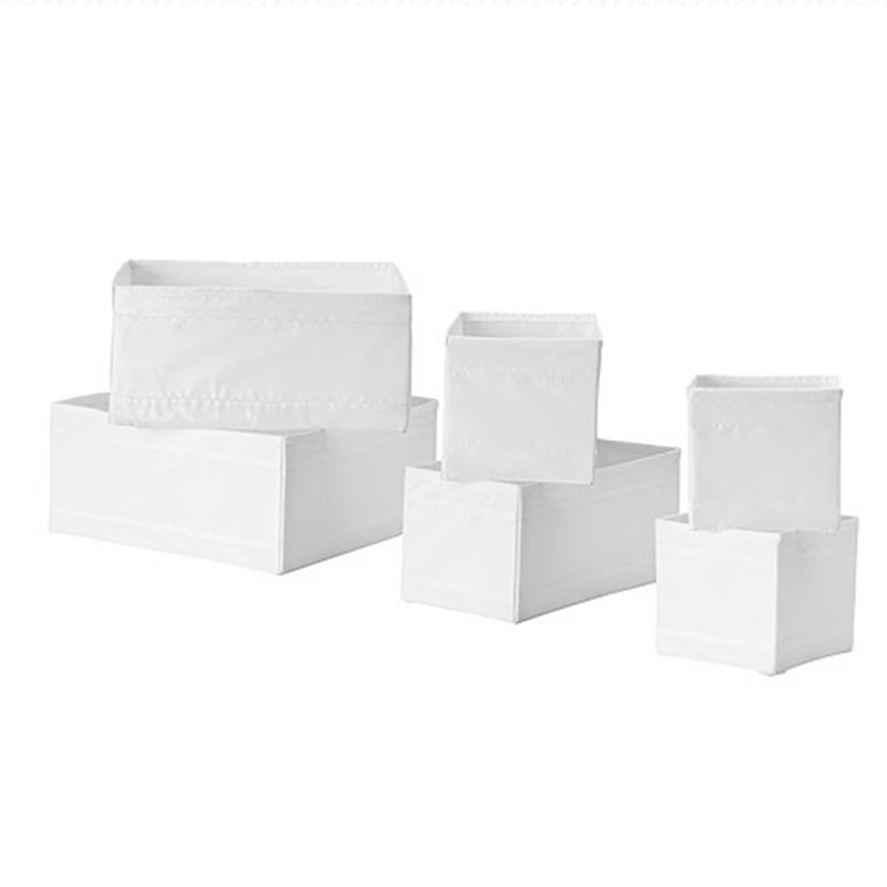 Коробка для одежды набор из 6 организация носков ремней и украшений в вашем гардеробе или комоде|Коробки