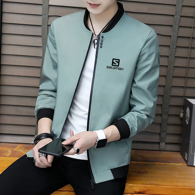 Мужская куртка новинка 2019 мужская бейсбольная со стоячим воротником модная