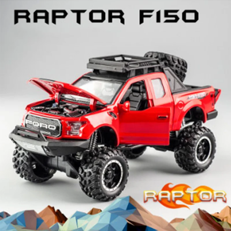 KIDAMI игрушечный Пикап 1:32 литой Сплав металл модель автомобиля для Ford F150 Raptor