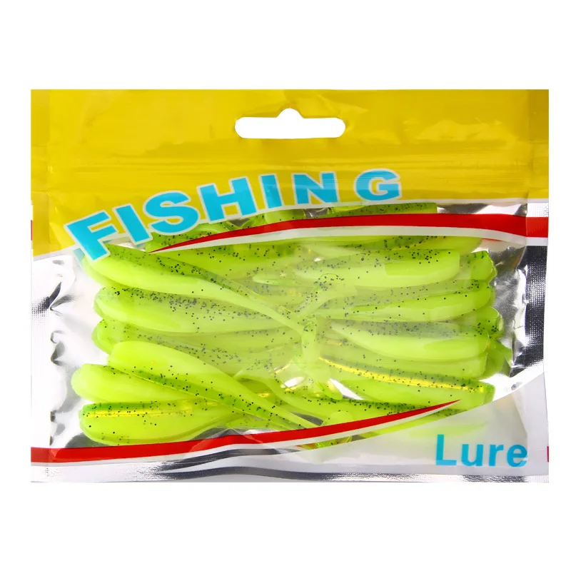 

20pcs/Bag Soft Bait Silicone Lure 1.9g/6.5cm Predator Fishing Goods Wobblers Swimbait Artificial Bait Tackle For Fishing