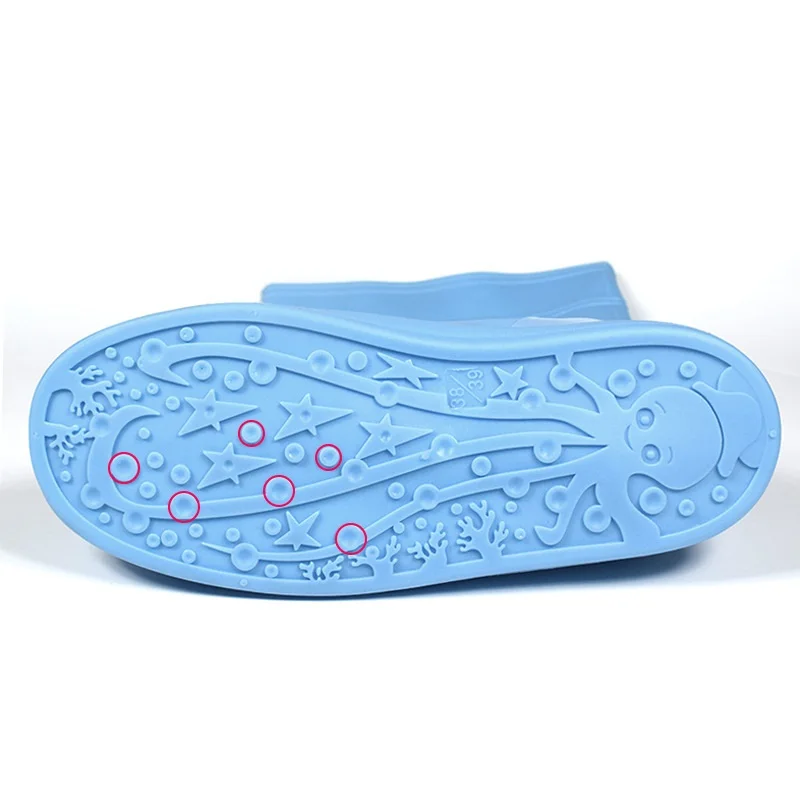 Aleafalling женские мужские водонепроницаемые Многоразовые Чехлы для дождливой обуви