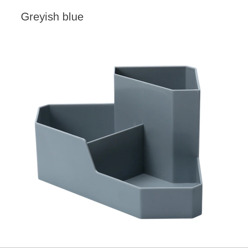 Corner Shelf Desktop Multi Grid Cosmetic Brush Pen Holder Dormitory Stationery Sundry Sorting Box | Дом и сад