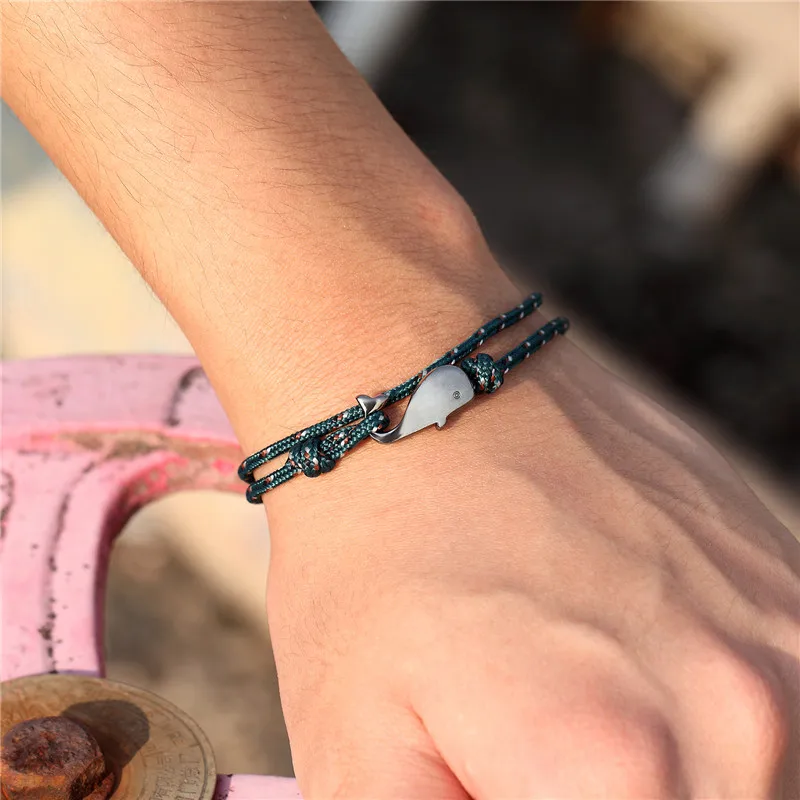 Аксессуары для Кита цепочка браслет в виде веревки Женский Летний Пляжный ножной