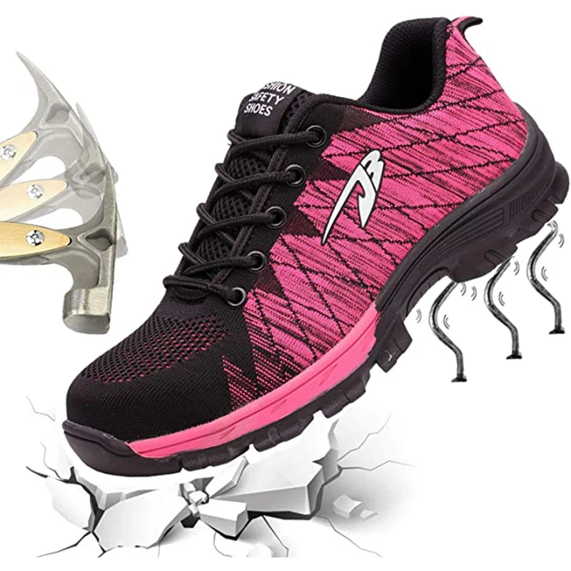 Уличные защитные ботинки для мужчин и женщин Мужская дышащая обувь