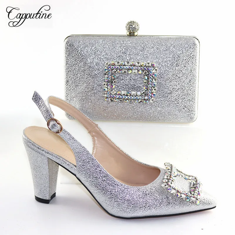 Capputine/новый модный элегантный Кристальный итальянский вечерний комплект из
