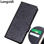 Чехол-кошелек из натуральной кожи для телефона OnePlus 7T ProOnePlus 7T