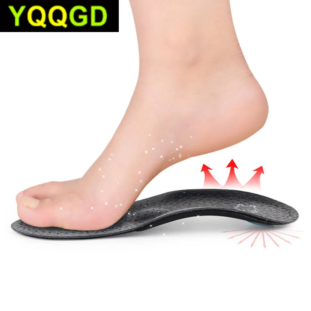 

1Pair Orthopedic Recycled Leather Shoe Insole, Sport Running Sports Basketball Shoe Insoles Pads Inserts Pain Relief