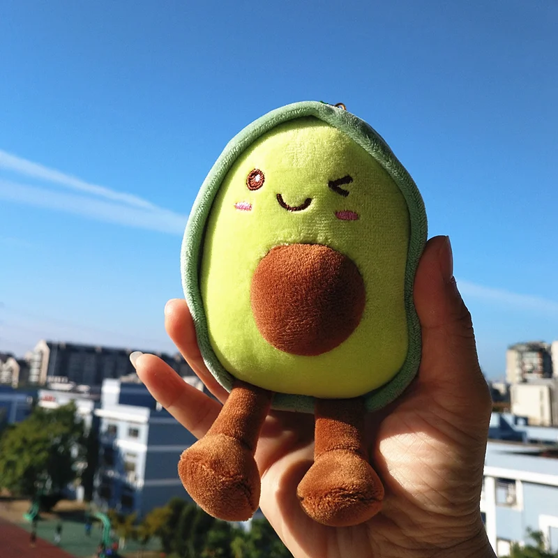 12 см Kawaii брелок плюшевые игрушки авокадо чучела Фруктовые Куклы куклы сумка