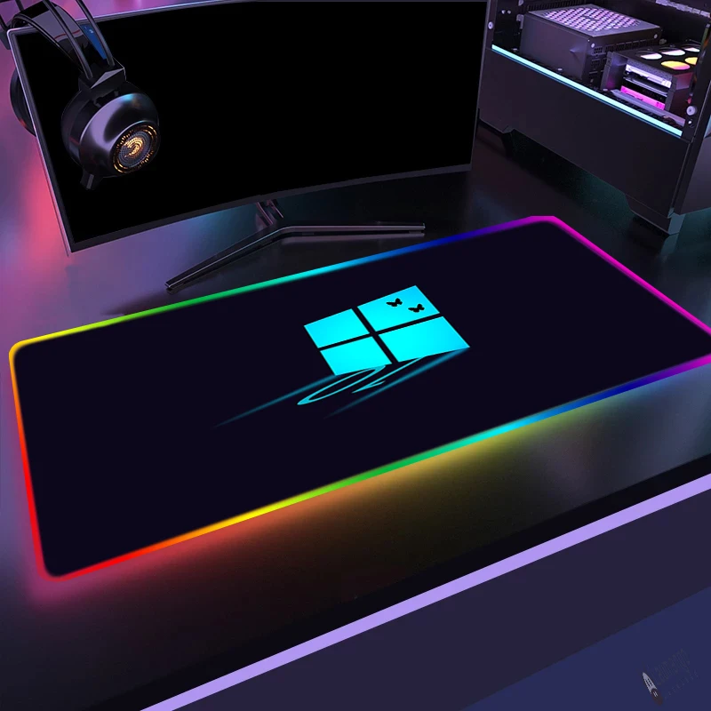 Большой коврик для мыши на Windows Игровая клавиатура Microsoft компаса милые игровые