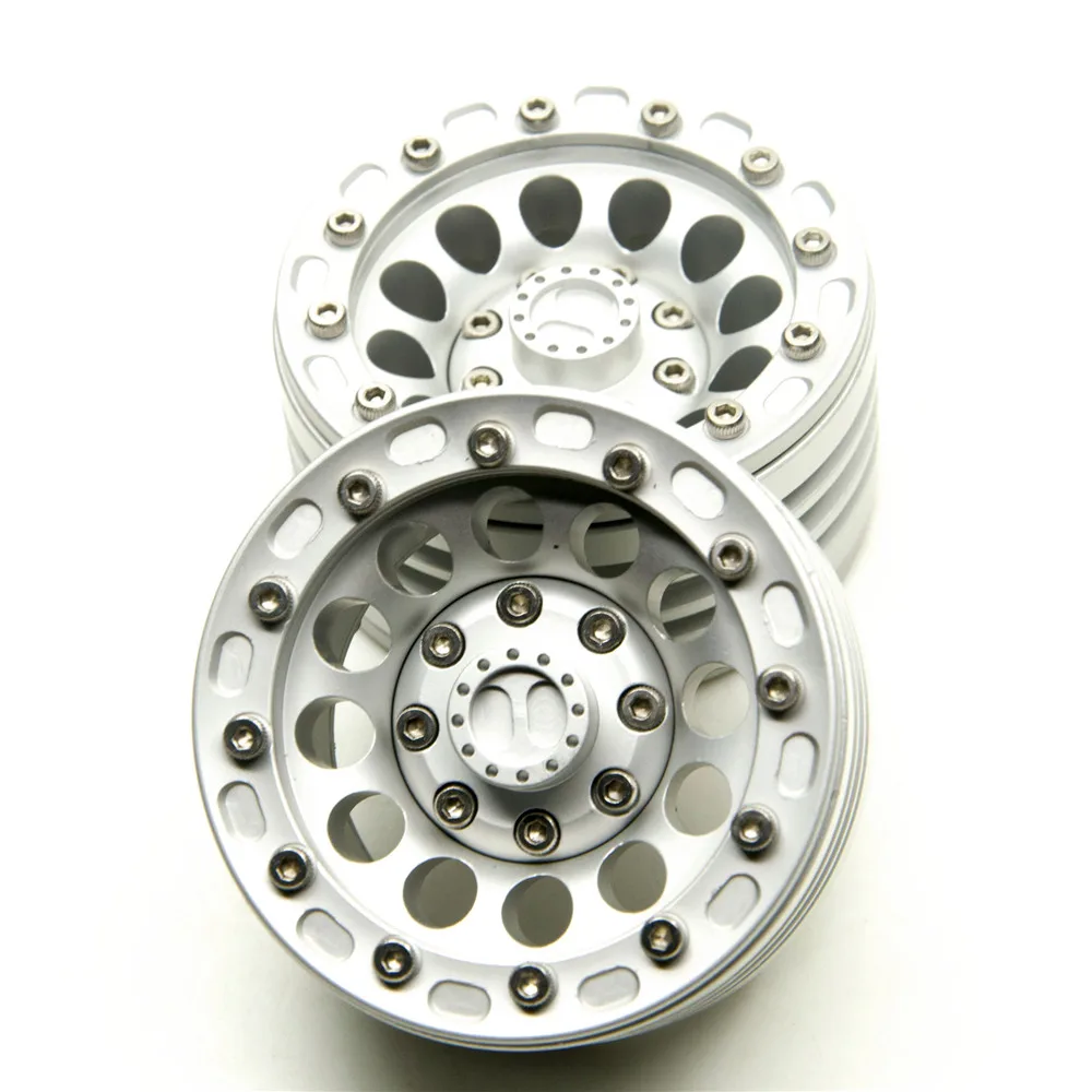 

YEAHRUN Metal Alloy 1.9 Inch Beadlock Wheels Rim Hubs for Axial SCX10 Tamiy CC01 D90 1:10 RC Crawler Car Upgrade Parts